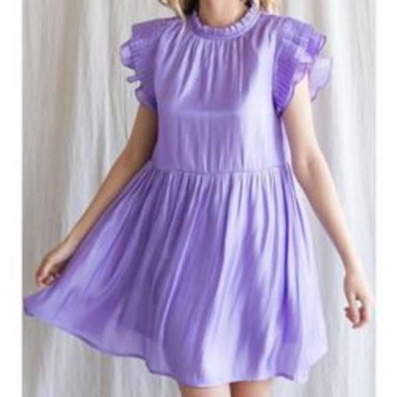 JODIFL Dresses & Skirts - Jodifl Delicate Frills Babydoll Dress